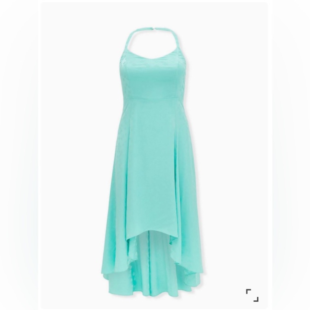 TORRID The Little Mermaid Ariel Turquoise Hi-Lo Gown